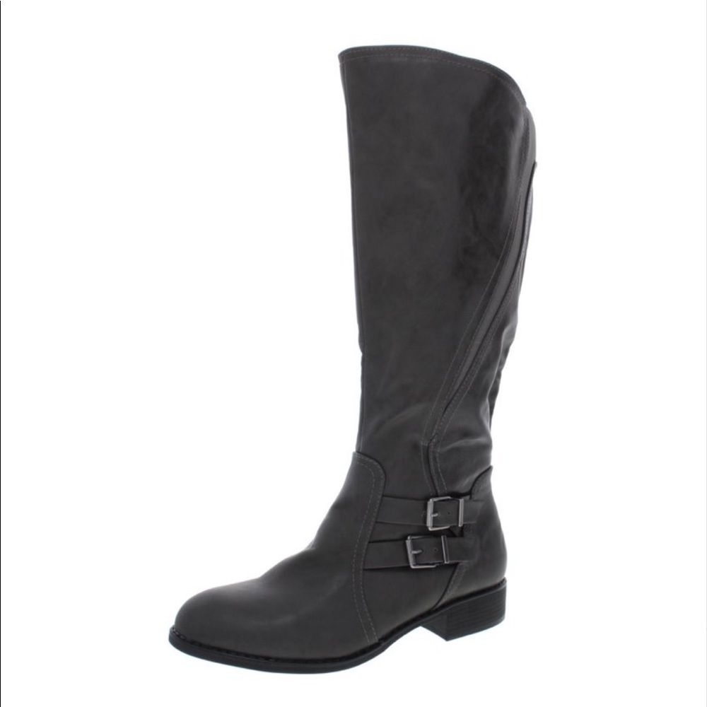 Tall black boots